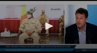 M.-A. Pérouse de Montclos, TV5 Monde : « Mali : la présence militaire française est-elle à un tournant ? »