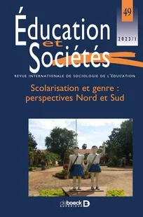  « Scolarisation et genre : perspectives Nord et Sud », coordonné par Marie-France Lange