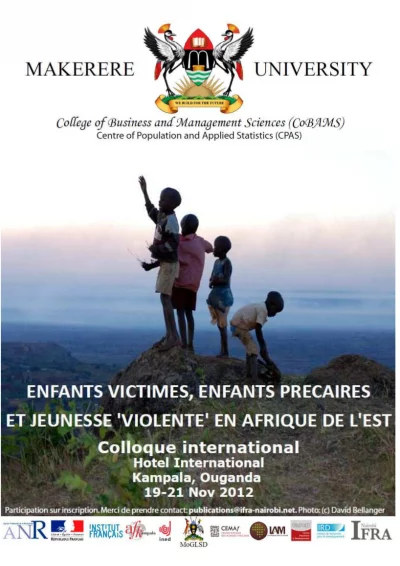 Enfants victimes, enfants précaires et jeunesse « violente » en Afrique de l'Est