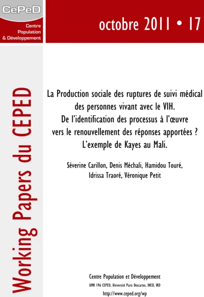 Working Paper 17 : « Perdus de vue » et VIH au Mali