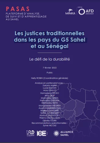 Coord par Nelly Robin « Les justices traditionnelles dans les pays G5 du Sahel et au Sénégal : les défis de la durabilité »