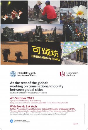 Séminaire du GRIP : « A l'épreuve du Global : travailler sur les mobilités transnationales entre des villes globales »